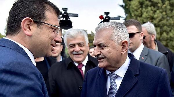 “Bu arada, İmamoğlu’nu kutlayanlar arasında eski Başbakan Binali Yıldırım da yer alıyor. Yıldırım, 2019’daki İstanbul seçiminde İmamoğlu’nun rakibiydi.”