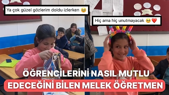 Tacı Kırıldığı İçin Ağlayan Öğrencisiyle Birlikte Tüm Sınıfa Sürpriz Yapan Öğretmen İçinizi Isıtacak