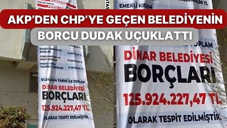 AKP’den CHP’ye Geçen Afyonkarahisar Dinar Belediyesi’nin Toplam Borcu Dudak Uçuklattı