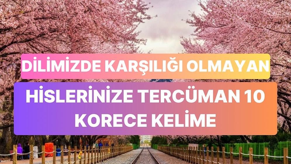 Dilimizde Karşılığı Olmayan Hislerinize Tercüman Olacak 10 Korece Kelime