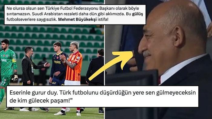 Fenerbahçe’nin Sahadan Çekildiği Süper Kupa Maçına TFF Başkanı Mehmet Büyükekşi’nin Görüntüsü Damga Vurdu