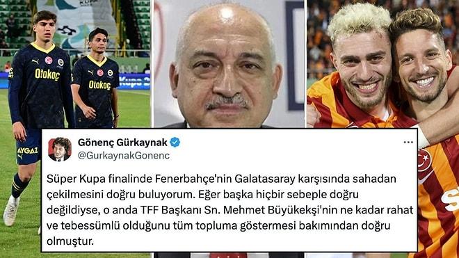 Fenerbahçe'nin Galatasaray ile Oynadığı Süper Kupa Maçında Sahadan Çekilmesine Ünlü İsimlerden Tepkiler
