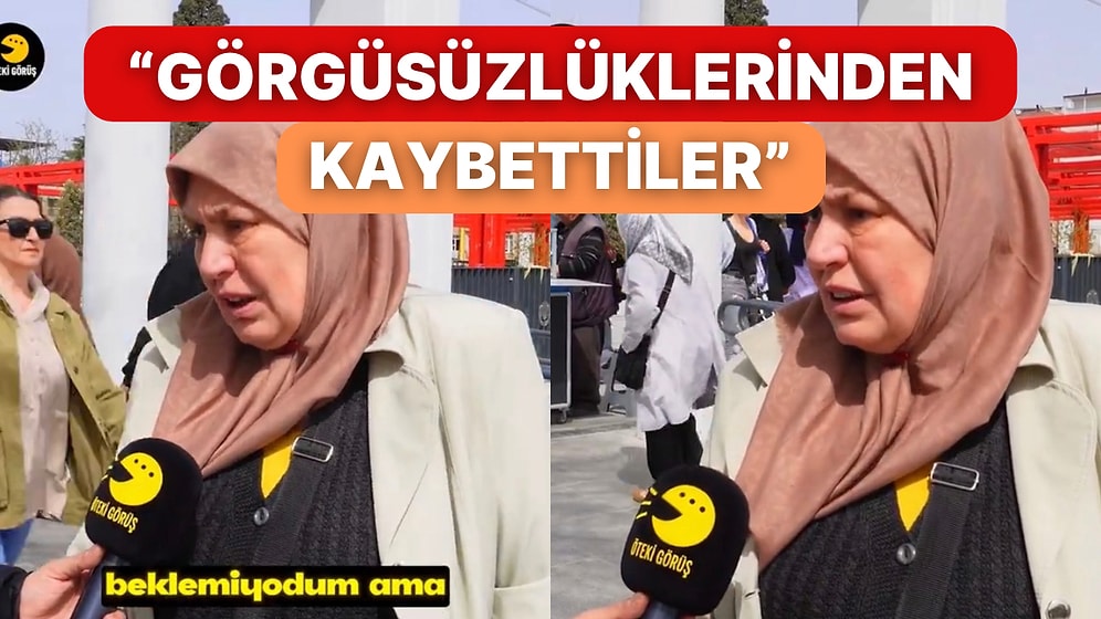 AKP Neden Kaybetti Sorusuna Yanıt Veren Vatandaş Saydı: “O Kadar Çok Şey Var ki, Görgüsüzlüklerinden…”