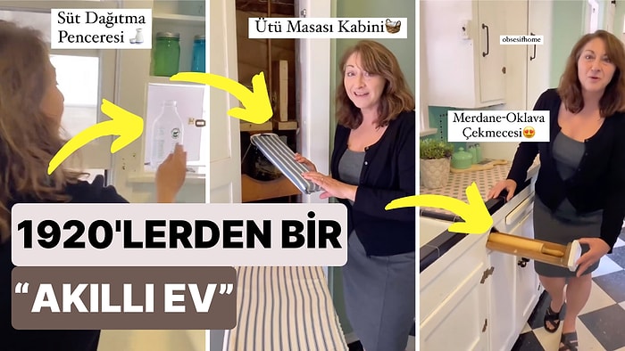 Oklava Çekmecesi Bile Var: 1920'lerden Kalma Bir "Akıllı Ev"in Detaylarına Bayılacaksınız!