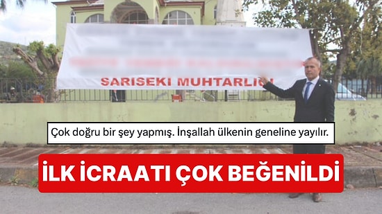 Hatay’ın İskenderun İlçesi Sarıseki Mahallesi Muhtarının İlk İcraatı Takdir Topladı!