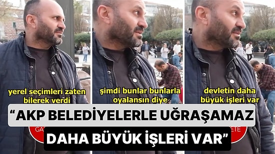 Hükümetin Daha Büyük İşler Yapmak İçin Seçimi Bilerek Kaybettiğini İddia Eden Vatandaştan İlginç Seçim Yorumu