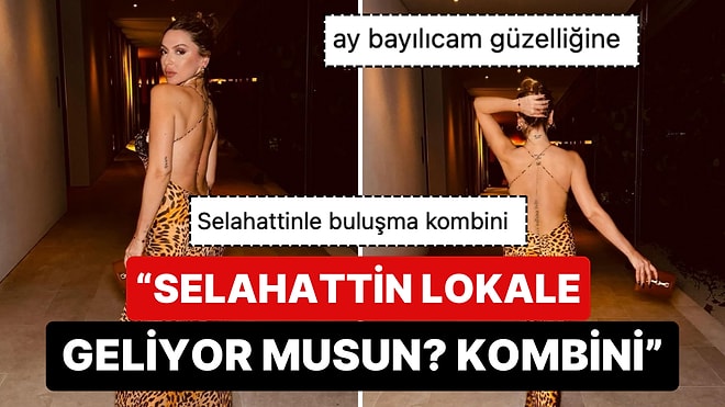 Hadise'nin Leopar Desenli Elbisesiyle Catwalk Yaptığı Son Paylaşımı "İlah mısın Silah mı?" Dedirtti