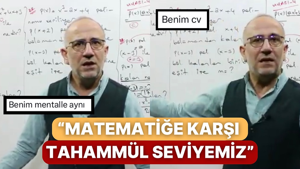 Üniversiteye Hazırlık İçin Matematik Öğreten Öğretmenin Gergin Anları Size de Çok Tanıdık Gelecek