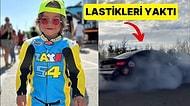 Kenan Sofuoğlu 5 Yaşına Giren Oğlu Zayn'a Araba Hediye Edince Zayn Aracın Lastiklerini Yaktı