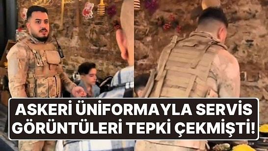Askeri Üniformayla Servis Görüntüleri Tepki Çekmişti: İstanbul'daki Restoranda 3 Kişi Gözaltına Alındı
