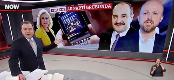 AK Parti Bursa Milletvekili Mustafa Varan ile Bilal Erdoğan’ın konuşmalarında, ıstakoz emojisi paylaşıldı.