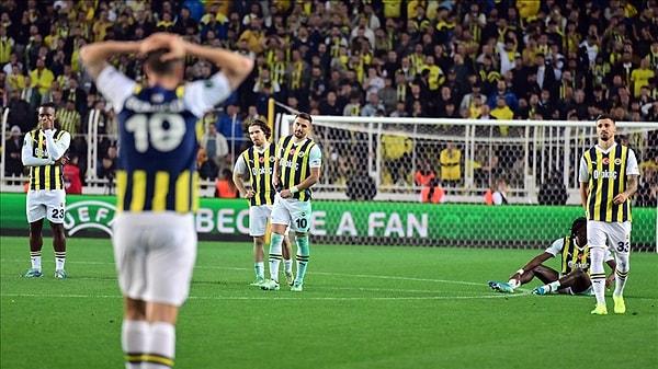 Fenerbahçe, UEFA Avrupa Konferans Ligi çeyrek finali rövanş maçında Olympiakos'a penaltı atışlarında kaybederek Avrupa'ya veda etti.