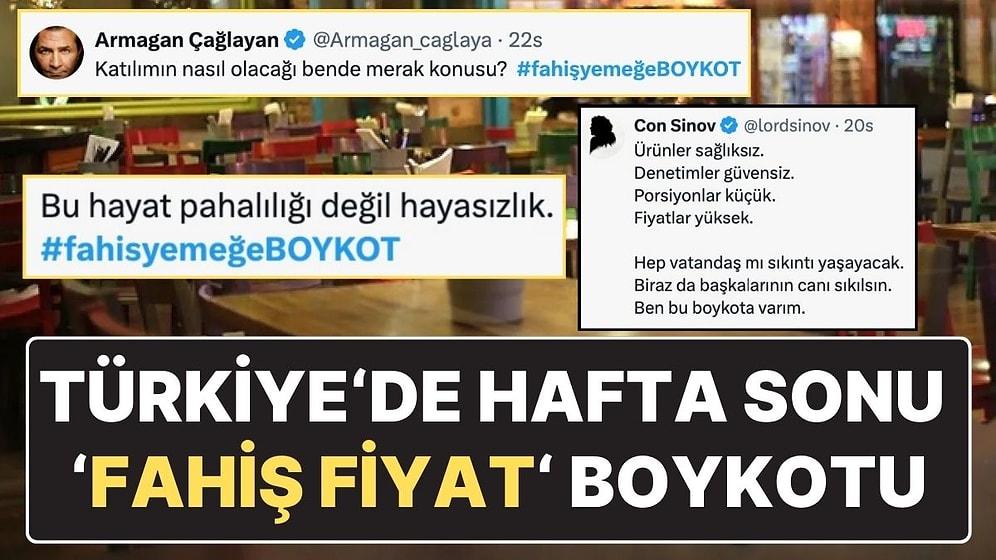 Türkiye’de Büyük Boykot: Hafta Sonu Restoran ve Kafelere Gitmeme Çağrısı Büyüdü