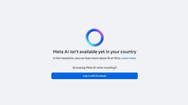 Şuanda İngilizce dil desteği ile birlikte ABD,  Avustralya, Kanada, Yeni Zelanda ve Güney Afrika başta olmak üzere pek çok farklı ülkede ücretsiz olarak kullanıma açılan Meta AI'ın yakında Türkiye'de de piyasaya sürülmesi bekleniyor.