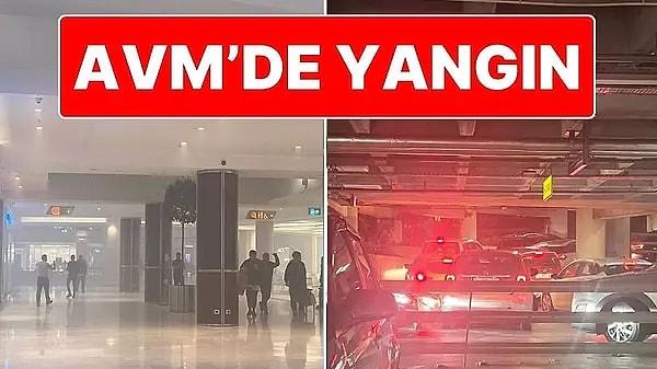 Sarıyer’de bulunan İstinyePark Alışveriş Merkezi’nin otoparkında bir araçta yangın çıktı. AVM'nin içerisini duman kaplarken, vatandaşlar tahliye edildi.
