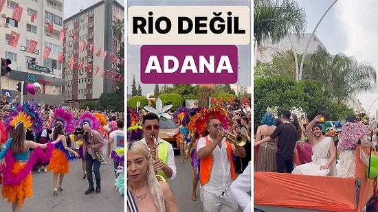 Adana'da Düzenlenen Portakal Çiçeği Karnavalı'nda Ortaya Rio Karnavalı'nı Aratmayan Görüntüler Çıktı