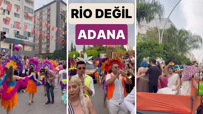 Adana'da Düzenlenen Portakal Çiçeği Karnavalı'nda Ortaya Rio Karnavalı'nı Aratmayan Görüntüler Çıktı