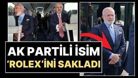 Tartışmalara Neden Olmuştu: AK Partili Yenişehirlioğlu Rolex Marka Saatini Eliyle Kapattı