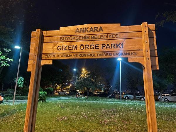 Ankara Büyükşehir Belediyesi, parkın adını Ankaralı milli voleybolcunun adı ile değiştirdi. Parkın yeni adı, Gizem Örge Parkı oldu.