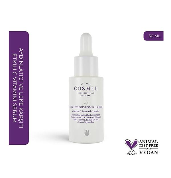 Cosmed'in eşsiz formülüne sahip olan Alight Brightening Vitamin C Serum, cildinize parlaklık ve canlılık kazandırmak için tasarlanmış!