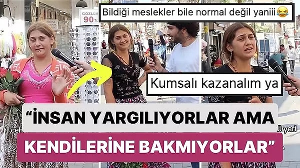 Sokak Röportajında Söyledikleriyle Gündem Olan Çiçekçi Kız Kendisine Gelen Eleştirilere Yanıt Verdi