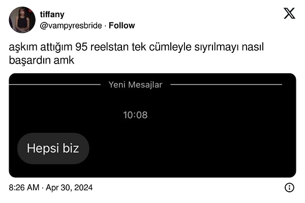 Helal sana enişte.