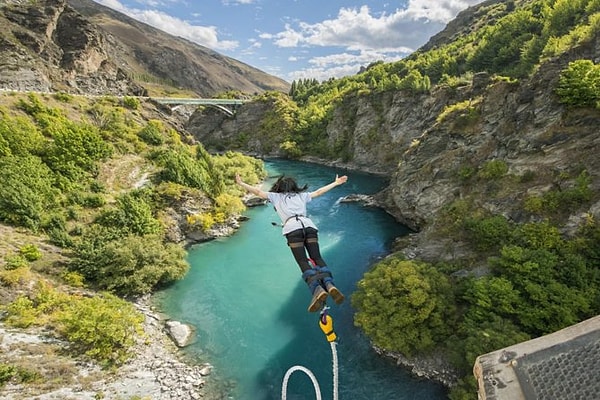 9. Bungee jumping