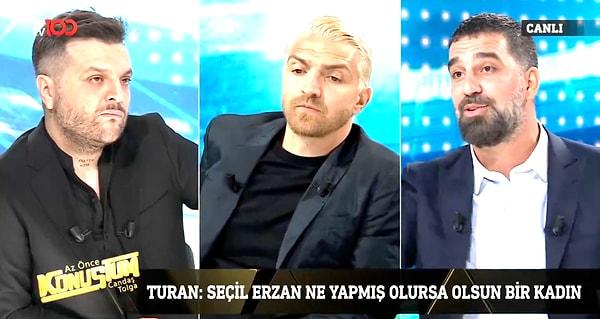 TV100 ekranlarında Candaş Tolga Işık'ın sunduğu 'Az Önce Konuştum' programında açıklamalarda bulunan Turan, bu konuda kendisine haksızlık edildiğini söyledi.