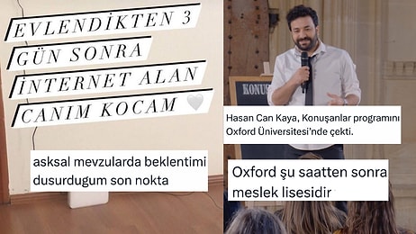 Aşkta Beklentiyi Düşürenlerden Hasan Can Kaya'nın Oxford Çıkartmasına Son 24 Saatin Viral Tweetleri