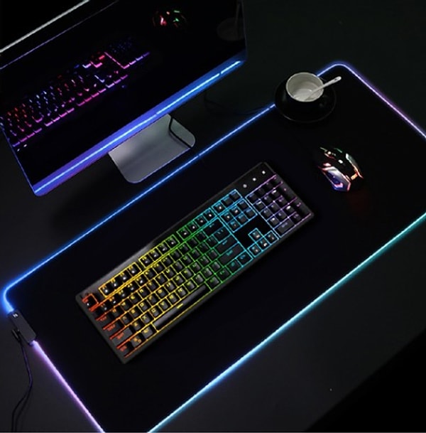 7. Batcell RGB12 LED Xl 80X30 Mousepad