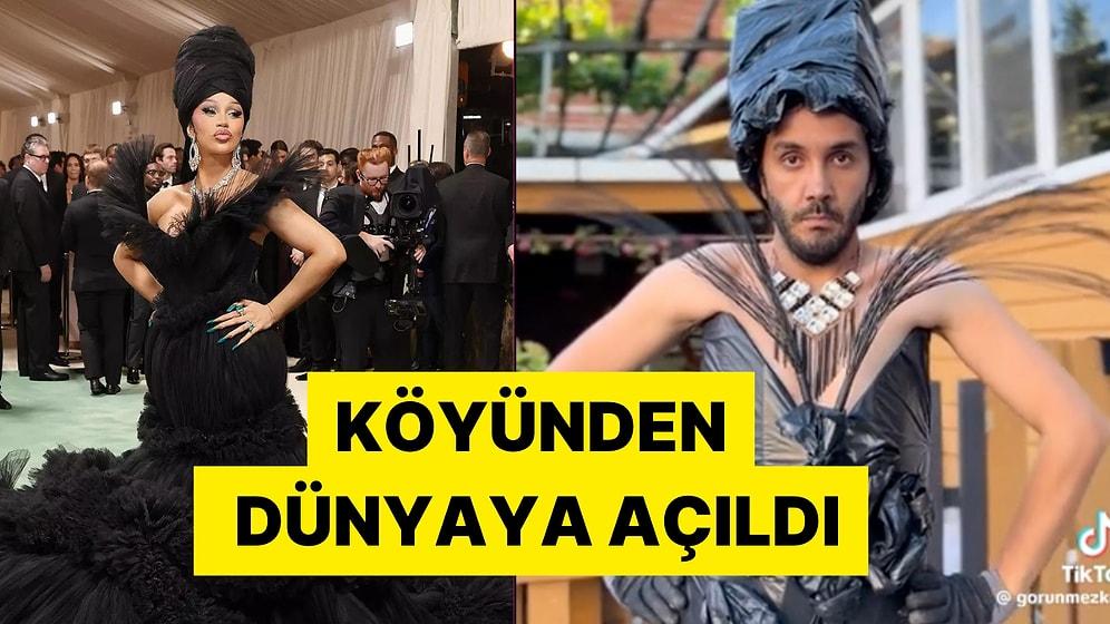Dünyaca Ünlü Rapçi Cardi B Parodisini Yapan Türk'ü Instagram Hikayesinde Paylaştı