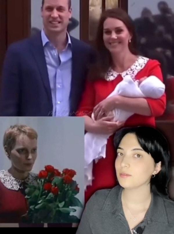 Yeni çıkan ürkütücü teoride ise elbise, "Rosemary'nin Bebeği" filmindeki aktrisin giydiği elbiseye benzetildi.