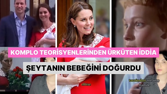 Kraliyet Ailesinin Gelini Kate Middleton'ın Kırmızı Elbisesi Hakkında Yeni Bir Teori Ortaya Atıldı