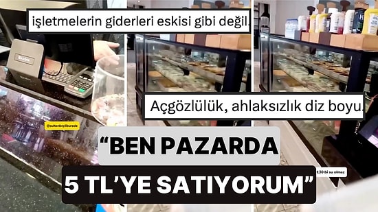 Restoranda Suyun 30 TL Olmasına İsyan Eden Vatandaş İnsanları İkiye Böldü: "Ben Pazarda 5 Liraya Satıyorum"