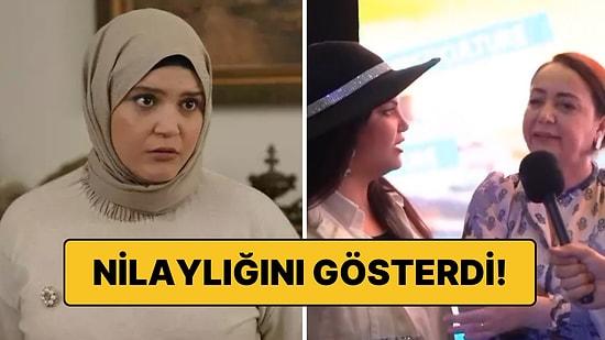 Yine Nilaylık Yaptı! Feyza Civelek Rol Arkadaşı Sibel Taşçıoğlu'nun Röportajını Bölüp Durdu!