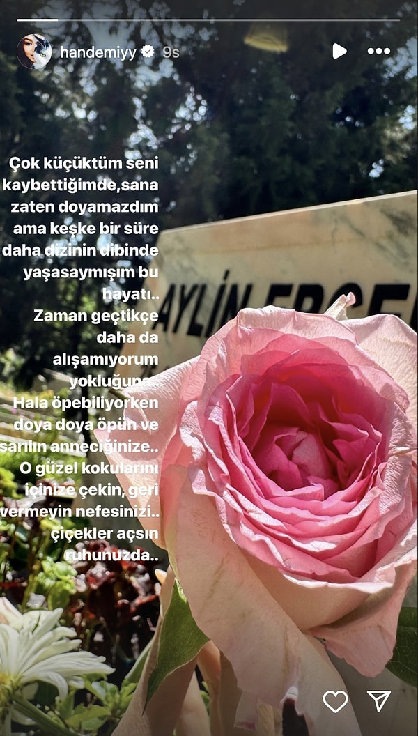 Hande Erçel, duygusal paylaşımıyla yürek burktu.