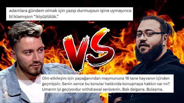 Jahrein ve Enes Batur Twitter'da Birbirlerine Girdi: Drama Drama Yumurtladı!