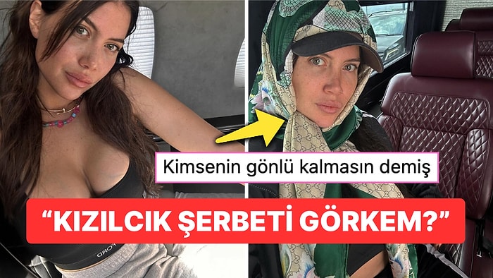 Üstsüz Pozuyla Ortalığı Ayağa Kaldıran Wanda Nara Bu Sefer de Tesettürlü Haliyle Dile Düştü!