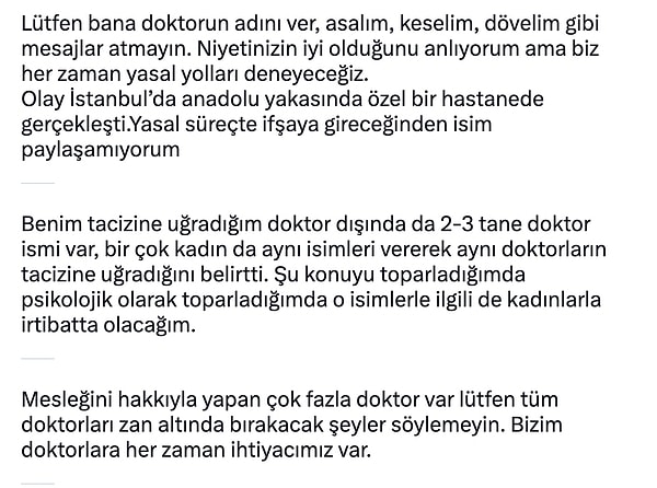 Reyhan isimli kullanıcı gelen destek mesajlarını şöyle yanıtladı.