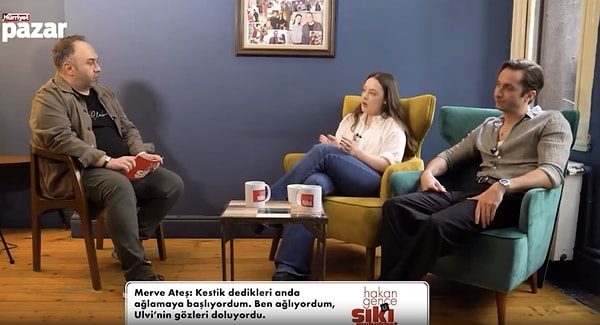 Hürriyet Pazar'da yayınlanan Hakan Gence ile Sıkı Muhabbet programına konuk olan Yargı'nın Tuğçe'si Merve Ateş ve Efe'si Ulvi Kahyaoğlu, tecavüz sahnesini ilk öğrendiklerinde verdikleri tepkiyi anlattılar.