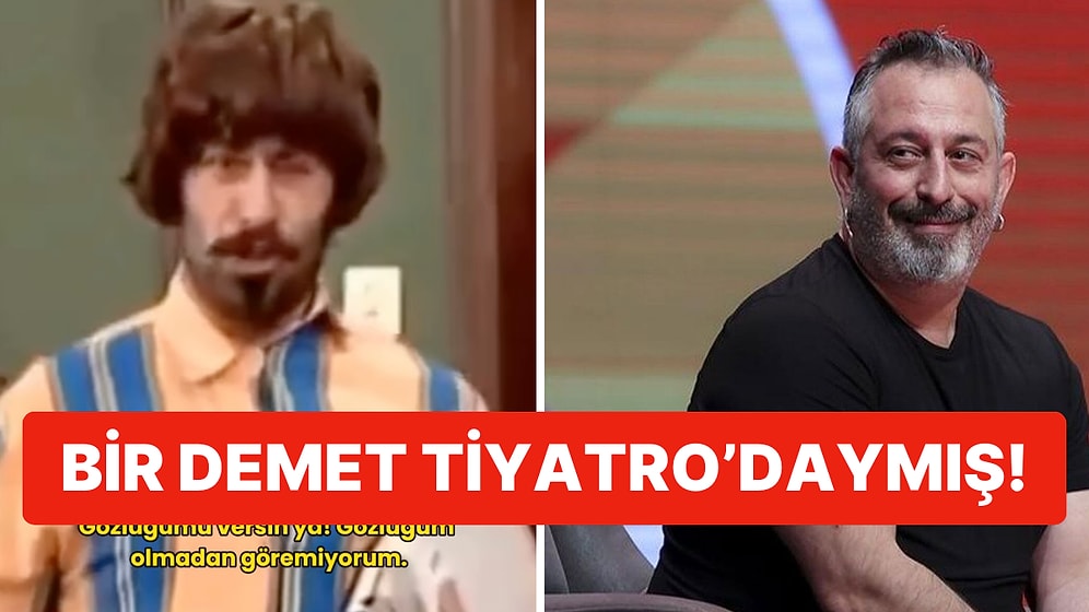 Cem Yılmaz'ın Yıllar Önce 'Bir Demet Tiyatro'da Rol Aldığı Ortaya Çıktı!