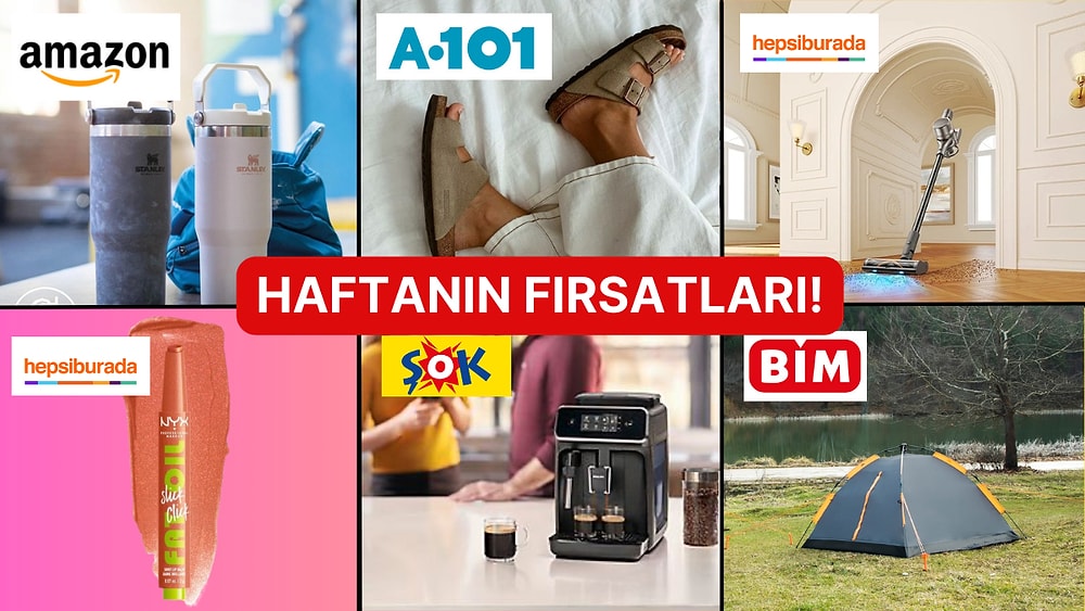 Haftanın Tüm İndirimleri Burada! Hepsiburada'dan Amazon'a Dikkat Çeken İndirimler ve Aktüel Katalogları