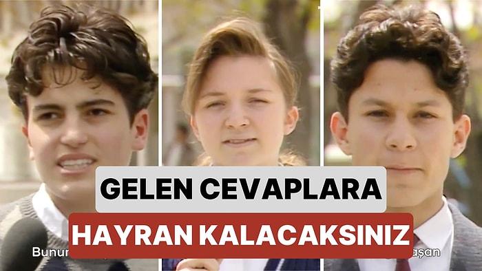 Gençlere Sorulan "Atatürk Geleceği Neden Gençlere Emanet Etti?" Sorusuna Gelen Cevaplara Hayran Kalacaksınız
