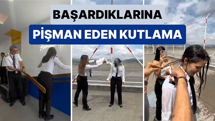 Uçuş Eğitimlerini Başarıyla Tamamlayan Kolombiyalı Pilotların Başardıklarına Pişman Eden Bir Garip Kutlamaları