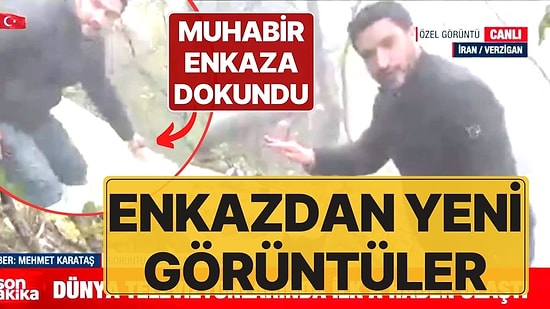 A Haber, İbrahim Reisi'nin Helikopter Enkazından Canlı Yayın Yaptı