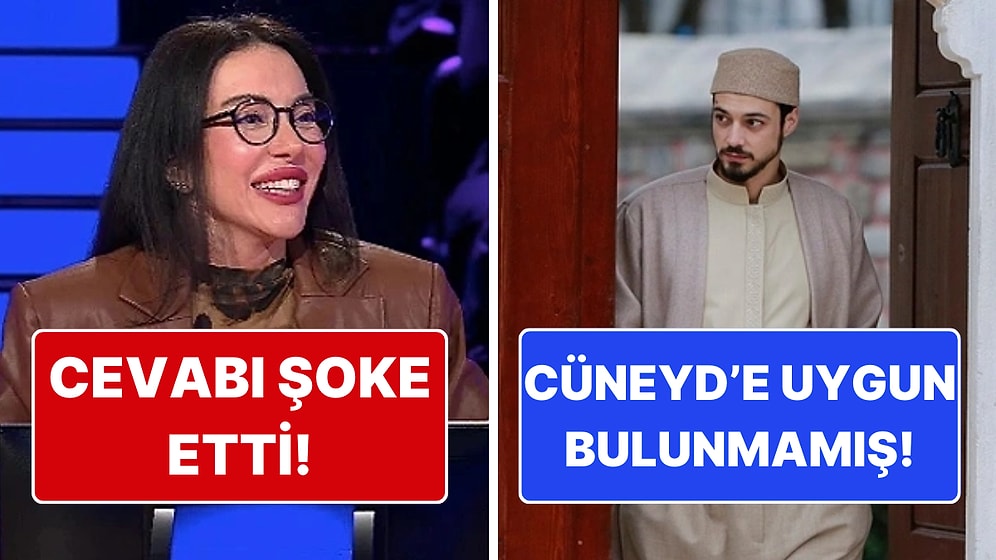 Milyoner'de Şaşırtan Sorudan Cüneyd Rolü İçin Mert'in İstenmemesine Televizyon Dünyasında Bugün Yaşananlar