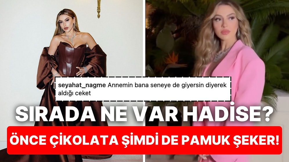 Hadise'nin Pembelere Büründüğü Pamuk Şekerden Hallice Cannes Kombini "Seneye de mi Giyeceksin?" Dedirtti?