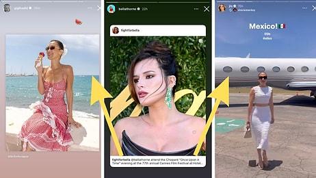 Cannes'daki Thorne'dan Garip Giyinen SZA'ya 23 Mayıs'ta Yabancı Ünlülerin Yaptığı Instagram Paylaşımları