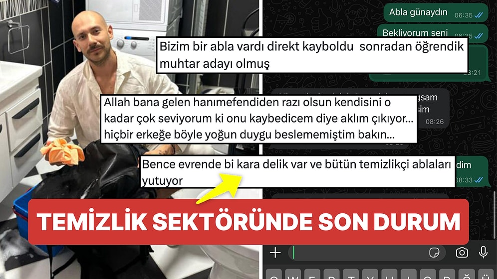 Ev Temizliğinde Hepimize Foşur Foşur Reisi Aratan Yazışma Sosyal Medyanın Diline Düştü!