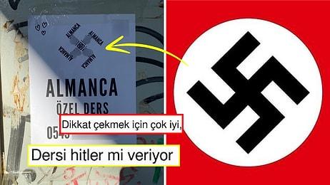 Nazi Sembolü Kullanarak Almanca İçin Özel Ders İlanı Hazırlayan Dershane Tepki Çekti